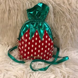 Betsey Johnson Strawberry Crossbody Bag